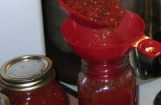 making chili sauce