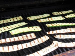 grilling vegetables