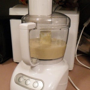 blending the soup