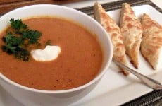 roasted tomato and pepper soup