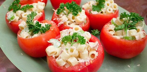 Tuna Salad in Stuffed Tomatoes – Kids in the Kitchen