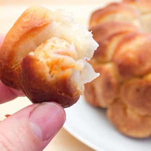 Langostino stuffed monkey bread