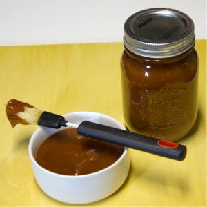 BBQ sauce in a jar