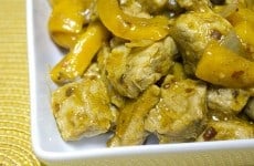 Pork in a black bean sauce