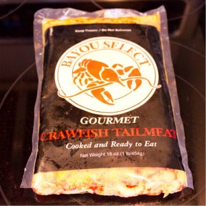 brick of crawfish meat