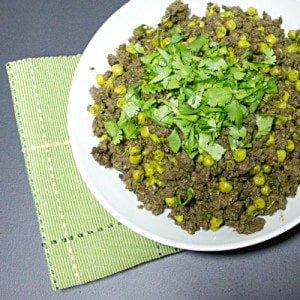 keema masala with peas