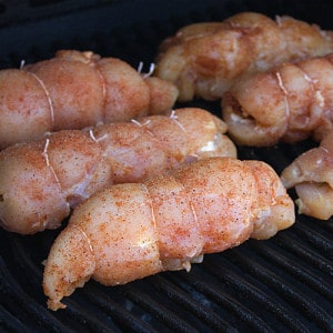 on the grill