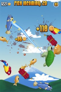 ninja fishing slicing ipod iphone