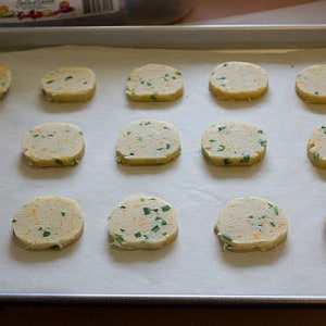 on a cookie sheet
