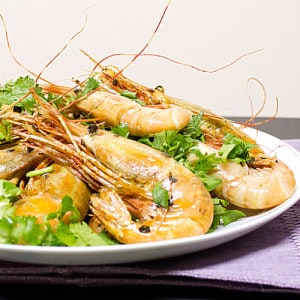 Chili garlic king prawns 3