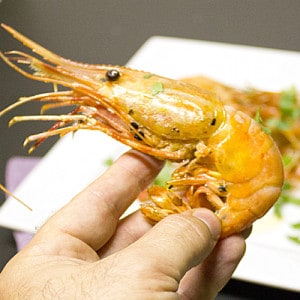 Chili garlic king prawns 5