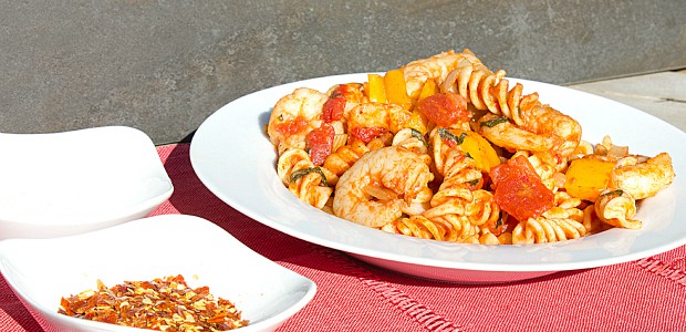 #htmlcaption_4729 Shrimp Pomodoro with Rotini Pasta