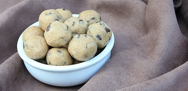 Chocolate Chip Peanut Butter Cookie Dough Bites