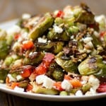 roasted brussels sprout salad