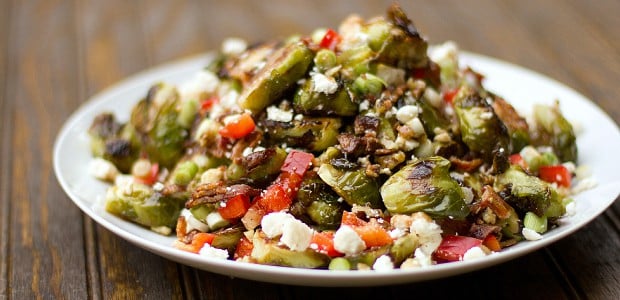 Roasted Brussels Sprout Salad