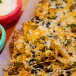 Ground Chicken Black Bean and Corn Nachos fi2-3