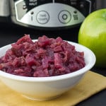 Red Cabbage and Apples in the slow cooker crock pot fi