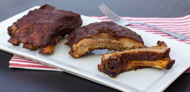 Sticky Ribs with Bourbon