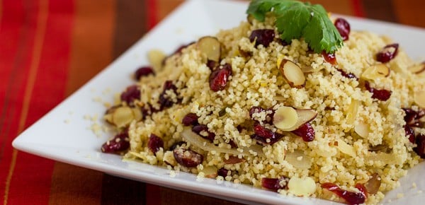 Couscous with Cranberries and Almonds