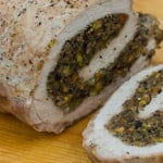 Roast Pork Loin with Mushroom Pistachio Stuffing 4x3a-5