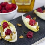 Endive with Ricotta Raspberry and Pecans fi