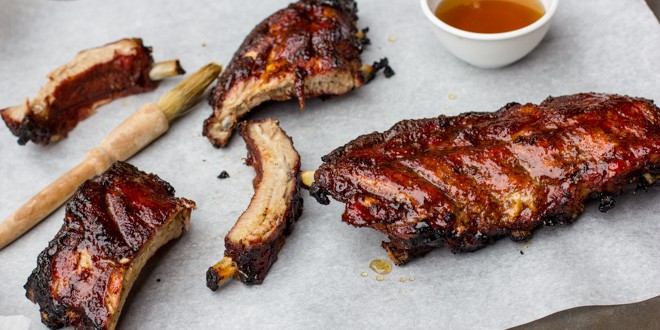 Grilled Maple Glaze Ribs