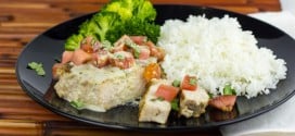 Sous Vide Thai Pork Chops with Green Curry Sauce