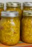 Delicious corn relish recipe that is great on hot dogs, burgers and sausage on a bun.