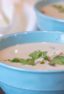 A traditional Thai soup with coconut milk, lime juice, chicken and other spices. Easy to make and tastes delicious!