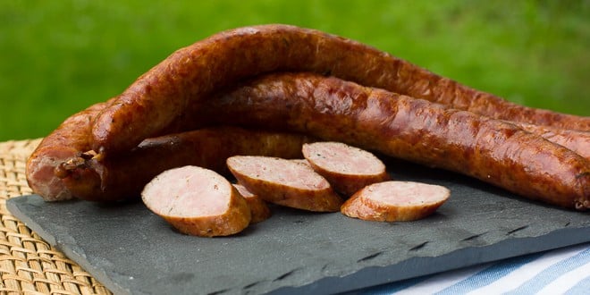 picture of delicious kielbasa here