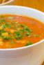 This Manhattan version of clam chowder soup recipe has a tomato broth with potatoes, celery and onions. You can use fresh, canned or frozen clams. The soup is easy to make and it tastes delicious!