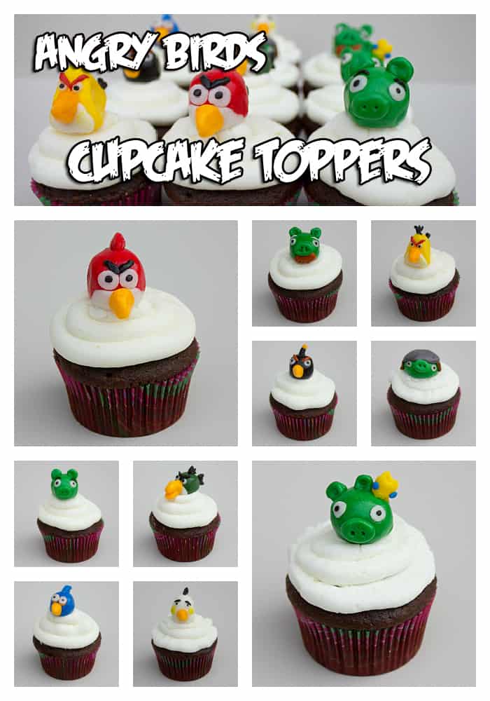 Angry Birds Cupcake Toppers - Step by Step Guide Angry Birds Cupcake Toppers - Step by Step Guide