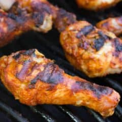 Grilled Tandoori Chicken - marinade recipe and grill technique