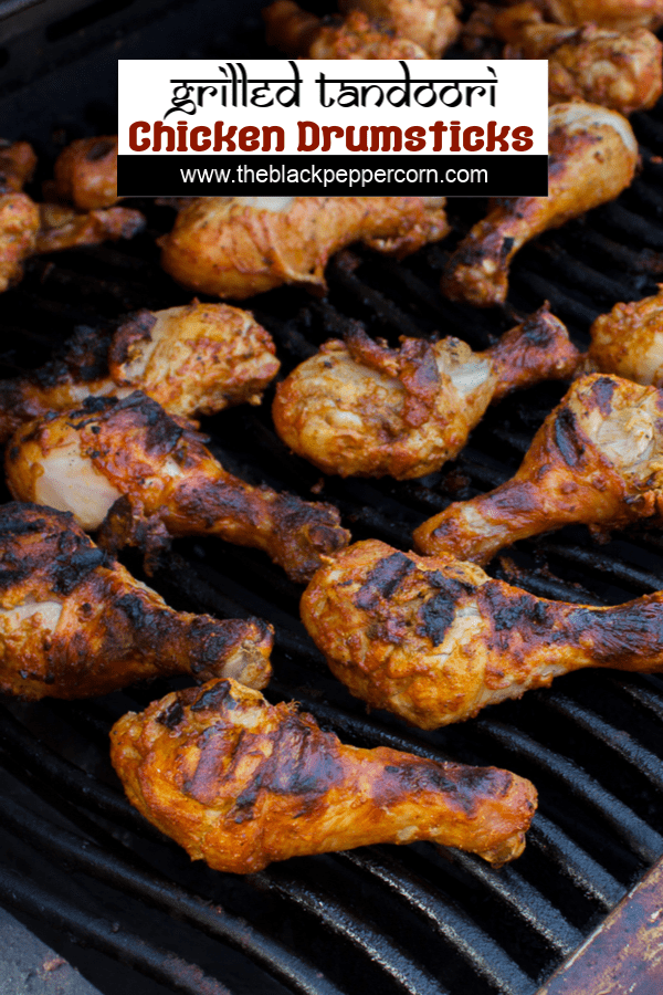 Tandoori chicken is easy to make with only 5-10 minutes of prep. Tandoori chicken is typically deep red in colour and full of Indian spice and flavour! Easy instructions for how to grill chicken drumsticks.