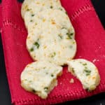 Minced jalapeno pepper and grated cheddar cheese are mixed with shortbread cookie dough to create this savory cookie recipe. These icebox cookies are chilled, cut and then baked.