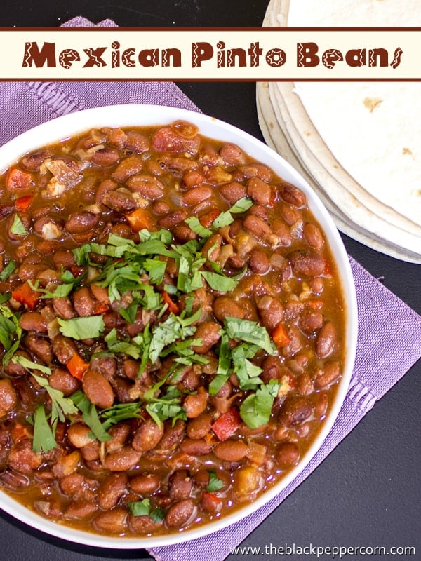 how to make mexican pinto bean recipe