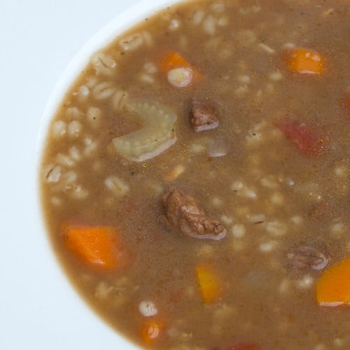 Homemade Beef Barley Soup - easy recipe
