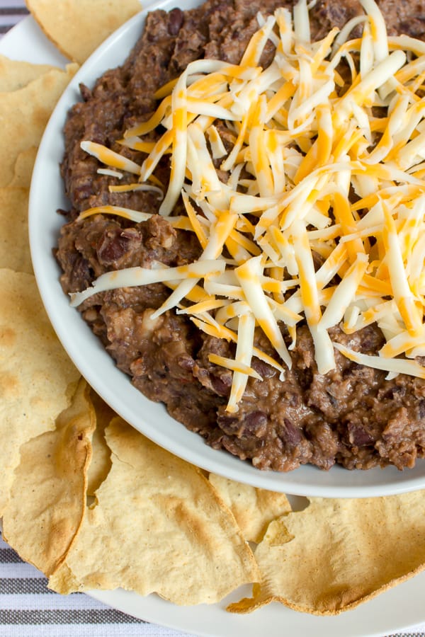 Ancho Chili Black Bean Refried Beans