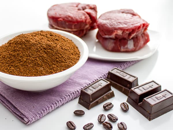 Coffee and Cocoa Rub for steak beef chocolate grilling