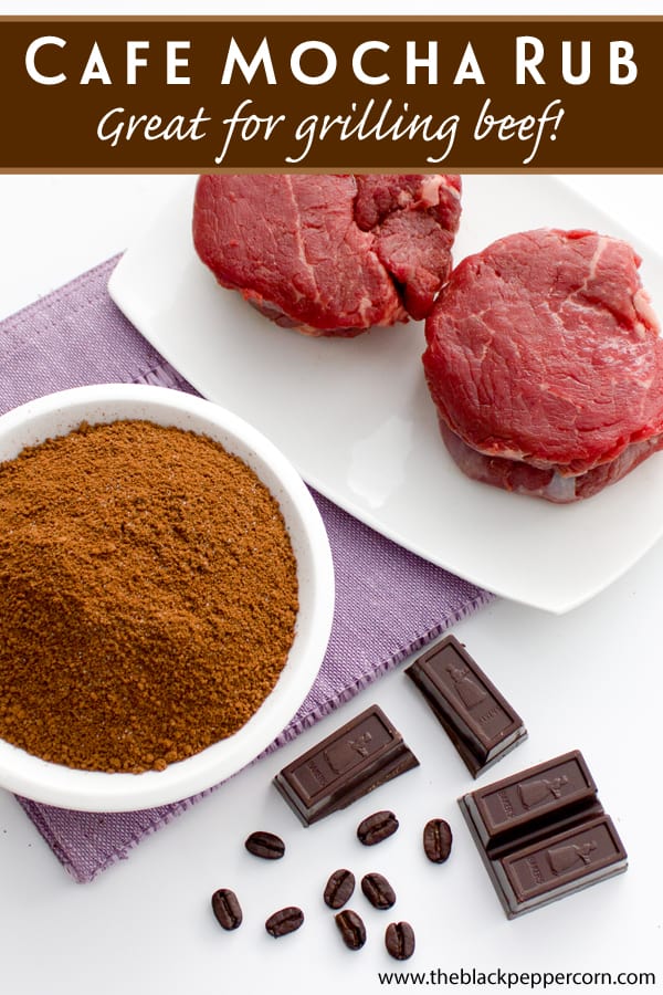Coffee and Cocoa Rub for steak beef chocolate grilling