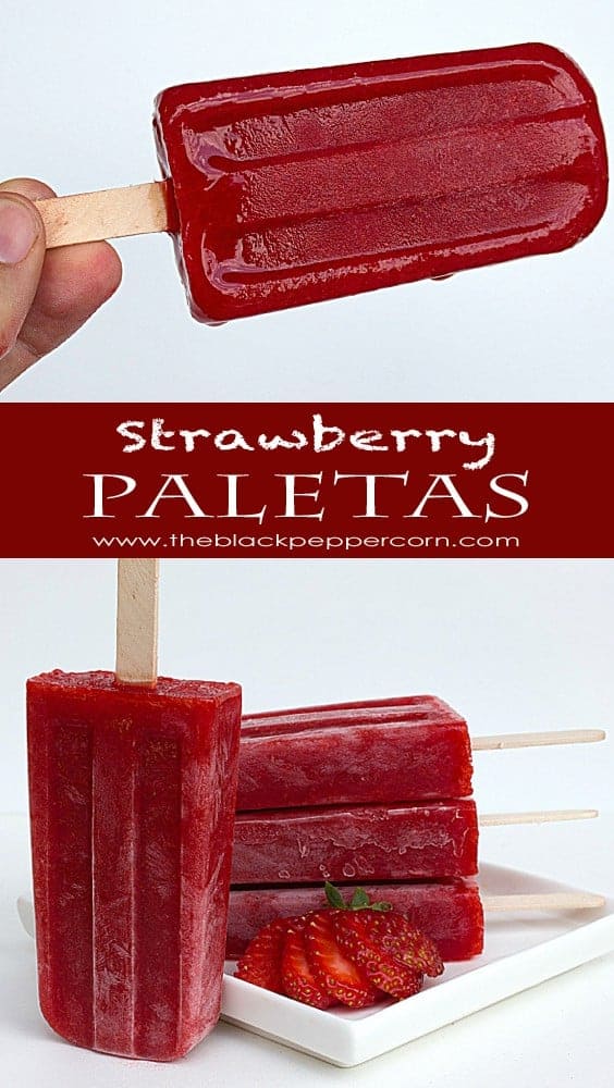 Strawberry Paletas Pin