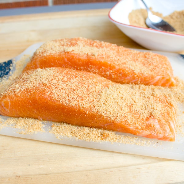 Cedar Plank Grilled Salmon with Brown Sugar Rub Easy Recipe