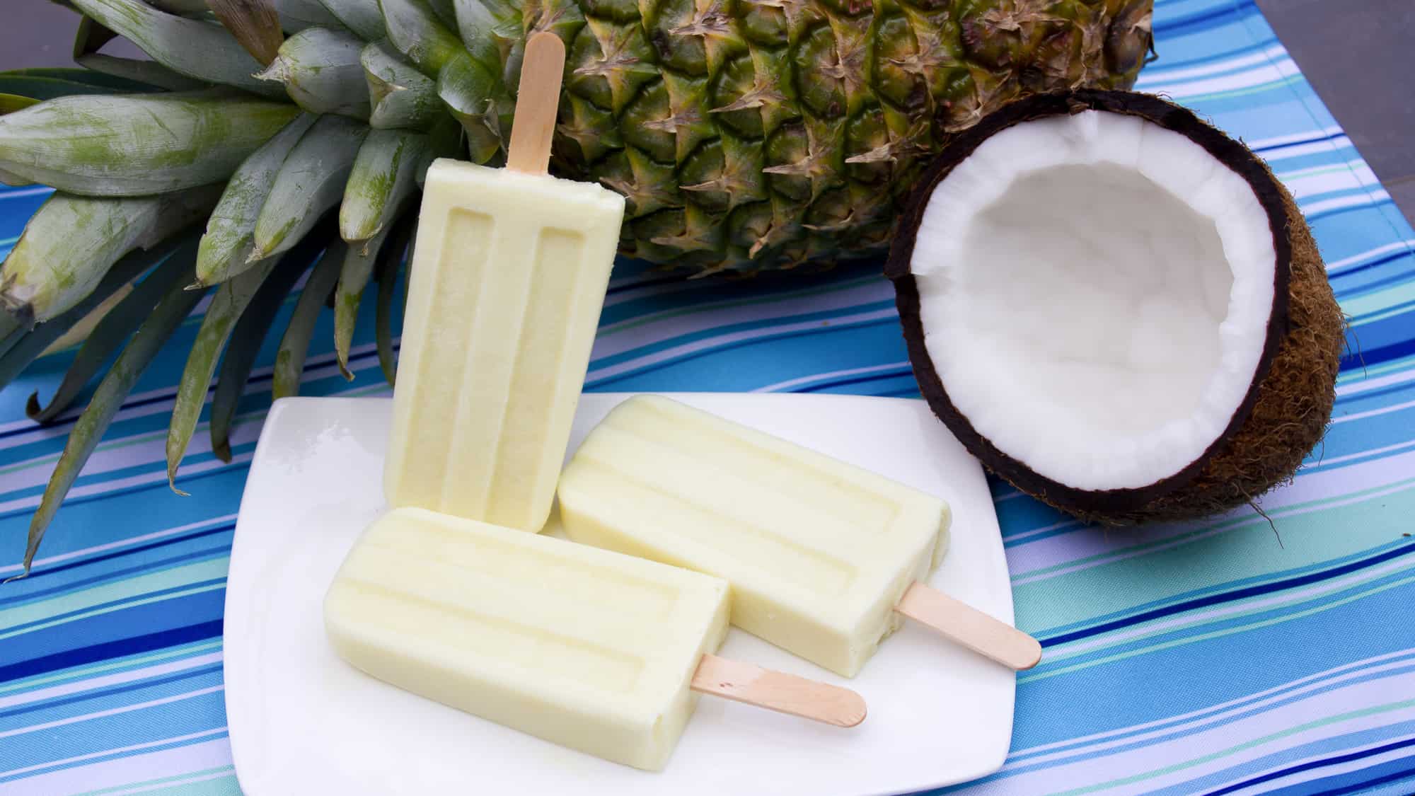 Pina Colada Popsicle Recipe Creamsicle, frozen ice pop
