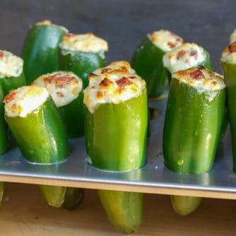 Chorizo Stuffed Jalapeno Poppers