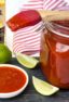 Homemade BBQ sauce with Corona Beer and Lime flavour Recipe