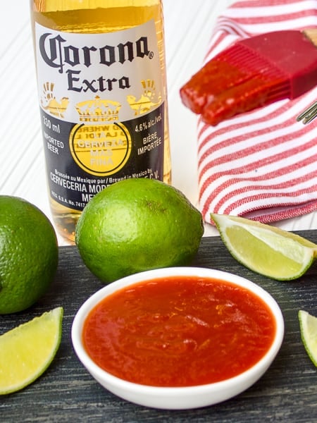 Homemade BBQ sauce with Corona Beer and Lime flavour Recipe