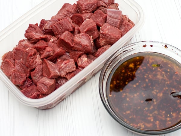 Grilled Beef Tenderloin Skewers Asian Marinade