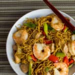 Shrimp and Pork Chow Mein