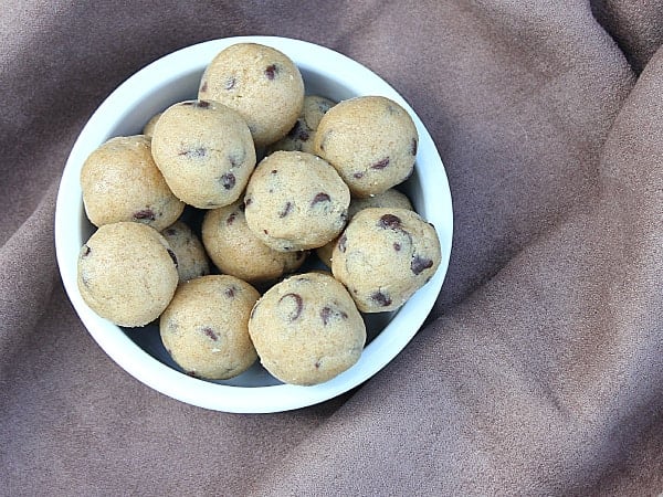 Chocolate Chip Peanut Butter Cookie Dough Bites