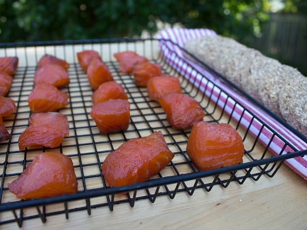 Smoked Salmon Nuggets with Alder Wood - Bradley Smoker